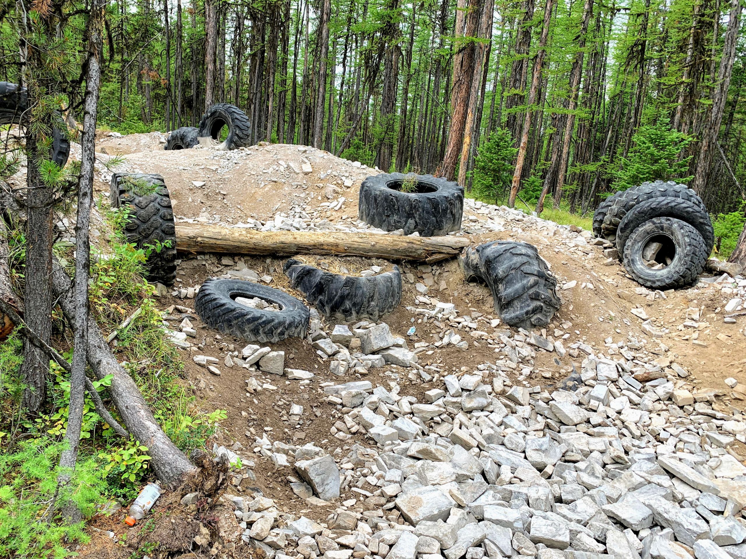Uses for recreational land photo of off road track