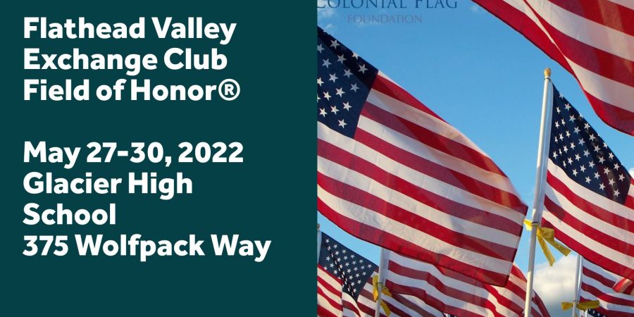 Flathead Valley Exchange Club and the 2022 Field of Honor® cover page