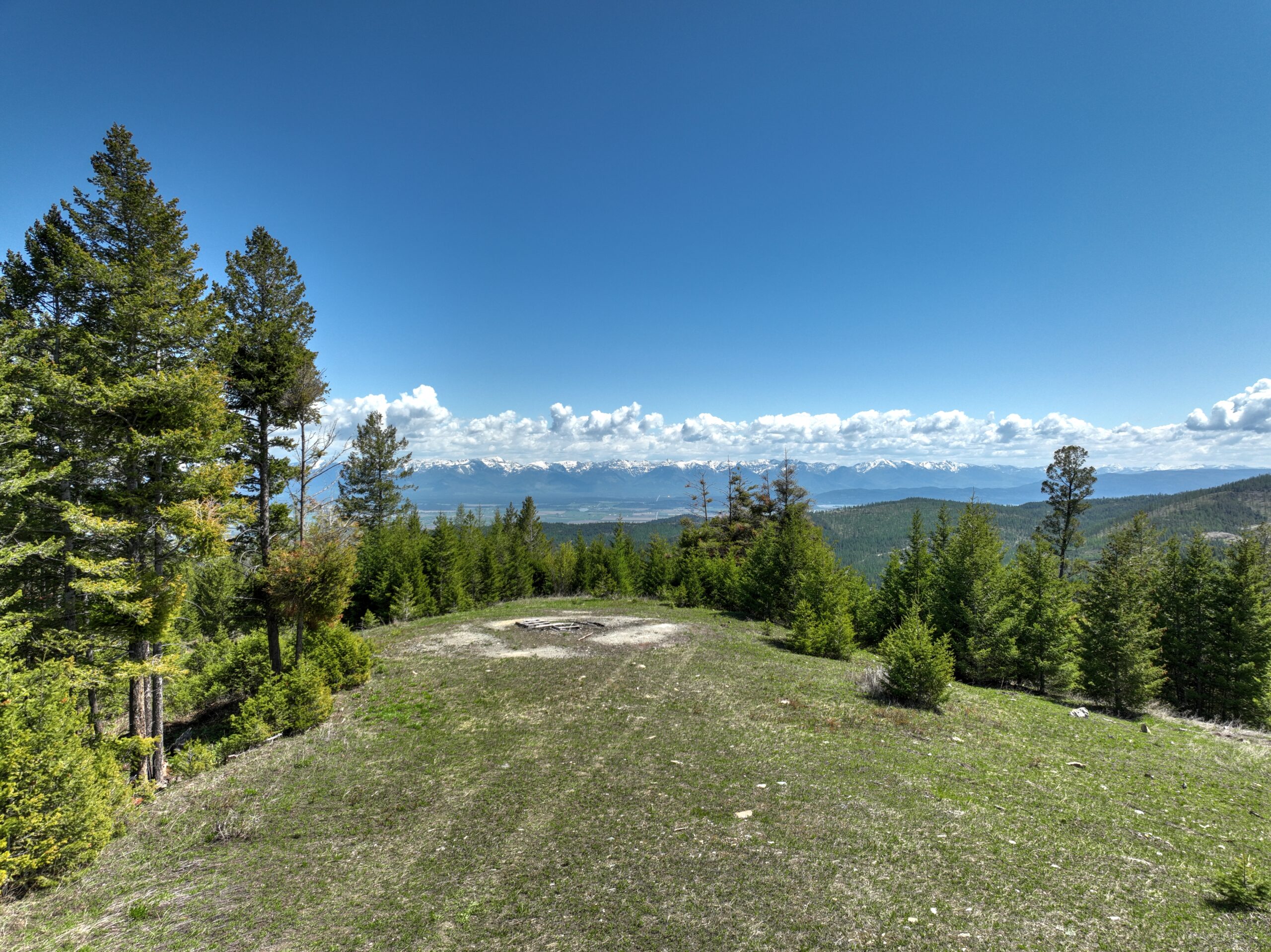 For Sale: NHN Emmons Canyon Road, Kalispell photo of build site and mountains in distance